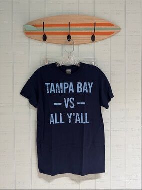 Tampa Bay Rays vs. All Y'all Navy Graphic Tee